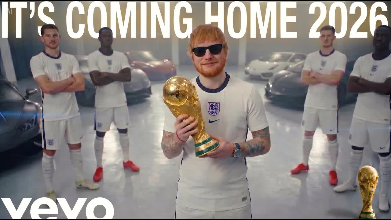 Ed Sheeran | Three Lions | Official Music Video