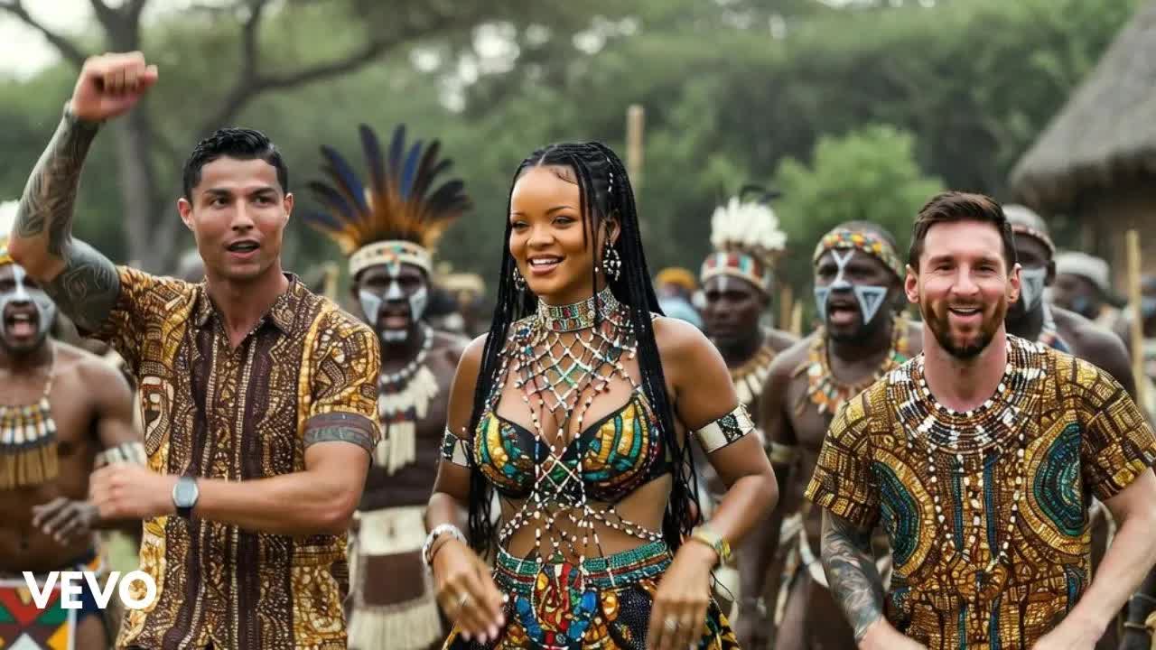 Ronaldo and Messi In My Origin (Afro Music Video)