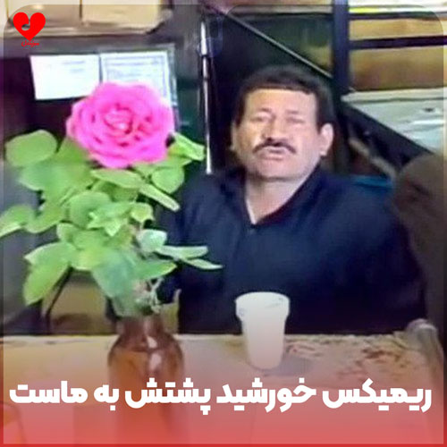 خورشید پشتش به ماست